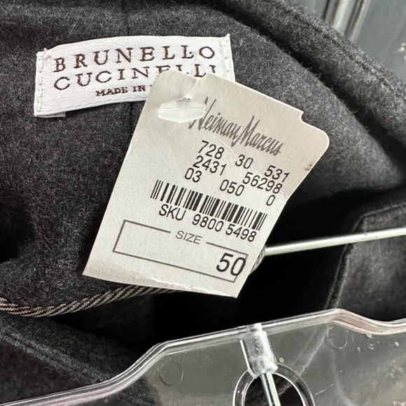 Brunello Cucinelli dark gray pencil skirt size US 14 NWT - Picture 11 of 11